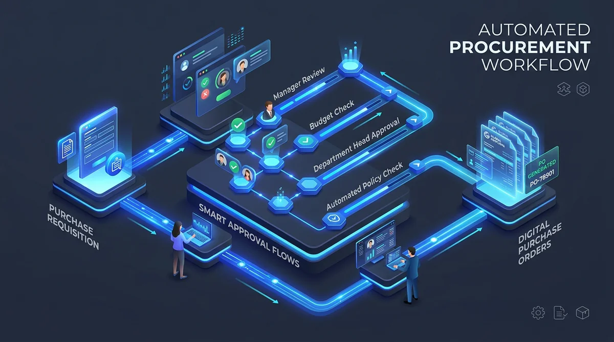Procurement Automation intelligent dashboard interface